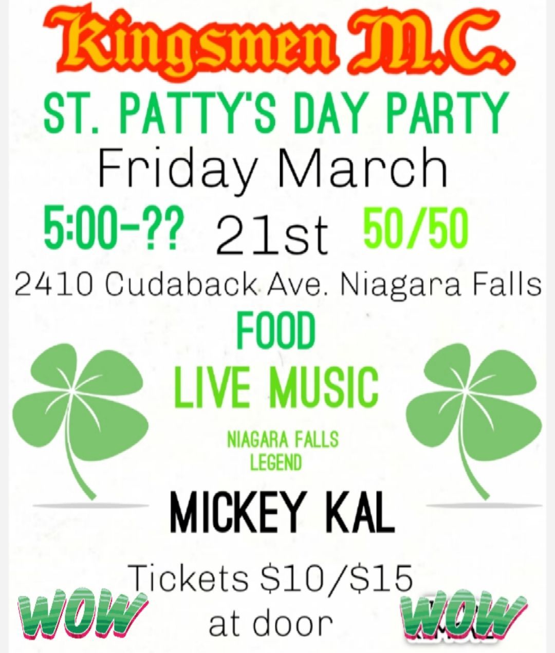 St. Patty's Day Party