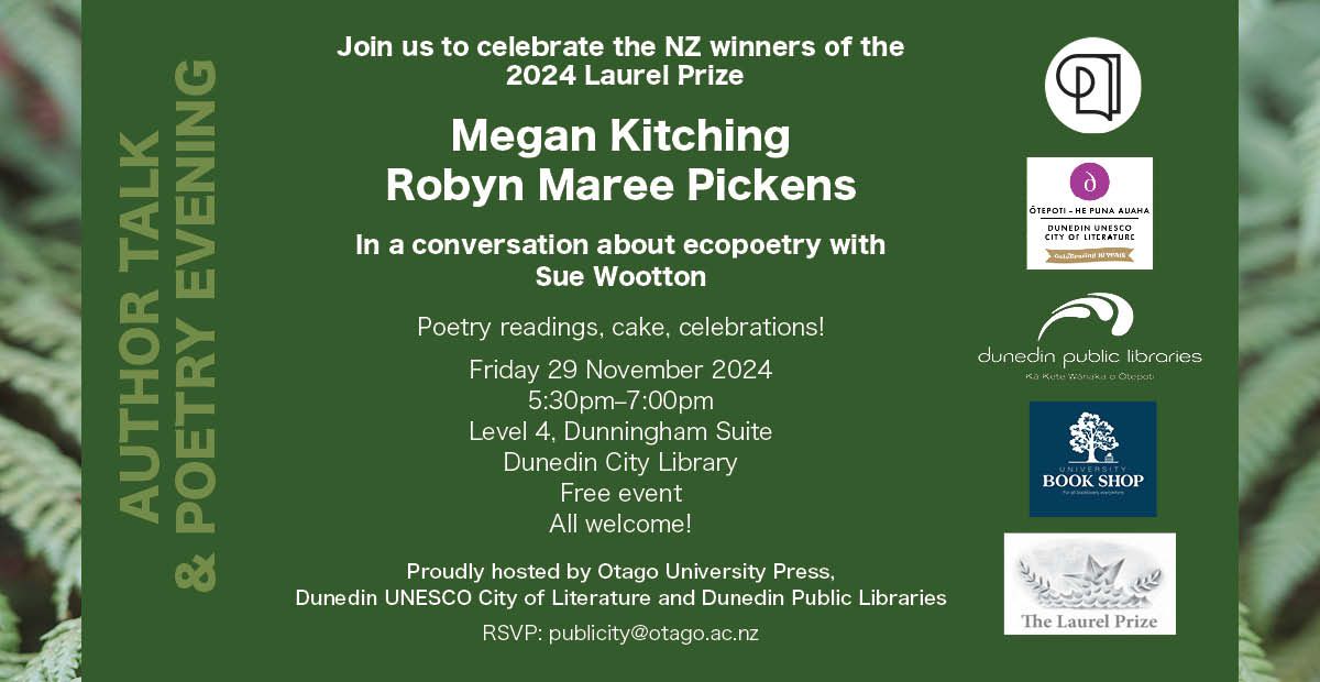 AUTHOR TALK: A conversation about ecopoetry with Megan Kitching and Robyn Maree Pickens