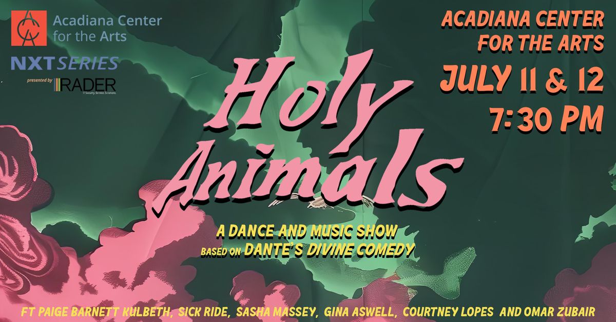 Holy Animals | A Dance & Music Show based on the women of Dante\u2019s Divine Comedy