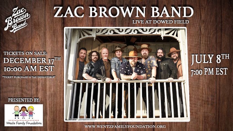 Wentz Family Foundation presents Zac Brown Band