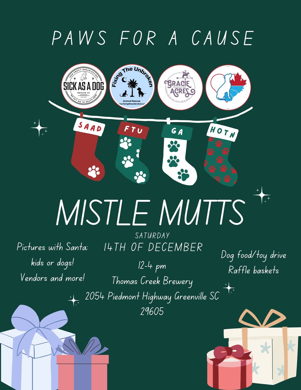 Paws for a Cause- Mistle Mutts \ud83d\udc3e\ud83c\udf84