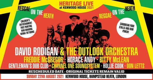 David Rodigan & The Outlook Orchestra, Freddie McGregor, Horace Andy, Bitty Mclean, GDC, Don Letts++