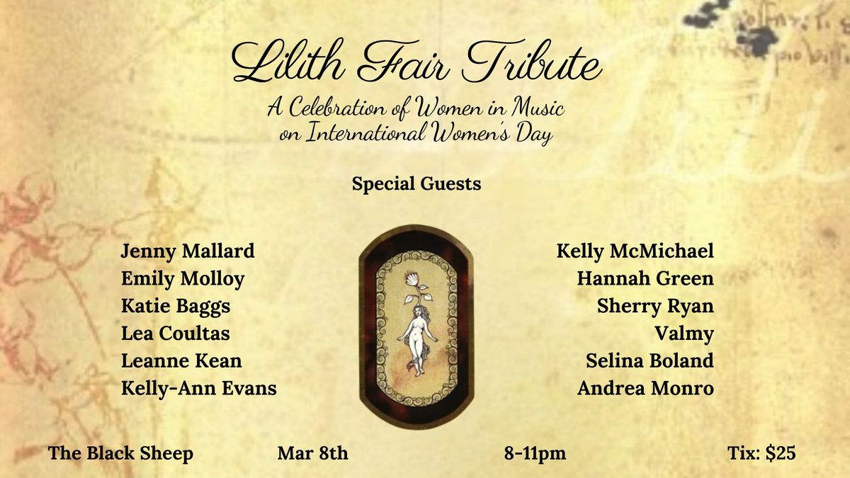 The Elevated Experience Presents: Lilith Fair Tribute Show - A Celebration of Women in Music