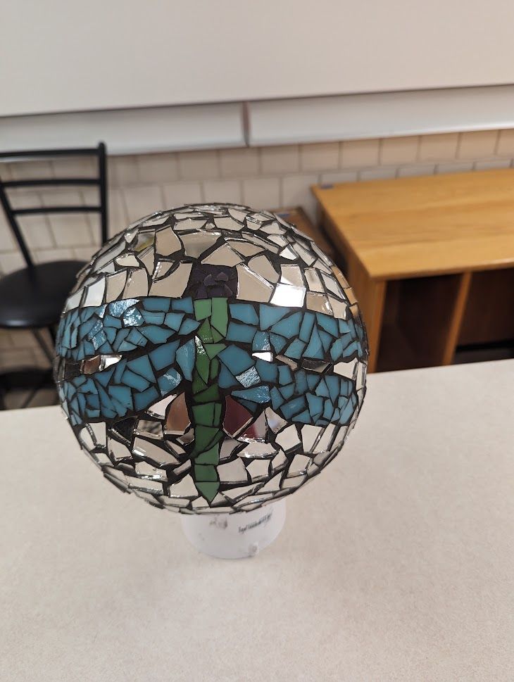 Sparkly Glass Mosaic Garden Gazing Ball - Bloomington