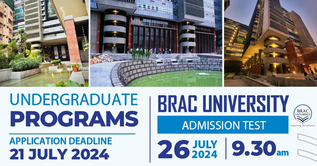 BRAC University Fall 2024 Admission Exam