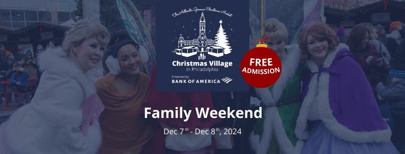 Family Weekend at Christmas Village n Philadelphia 