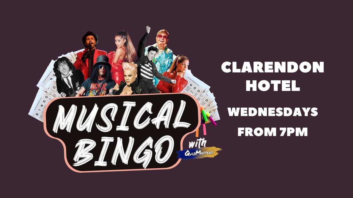 Wednesday Night Musical Bingo - Clarendon Hotel