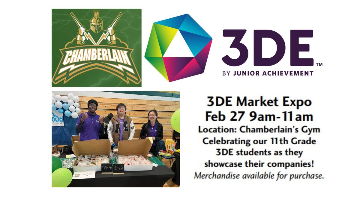 Chamberlain High's 3DE Student Market Expo