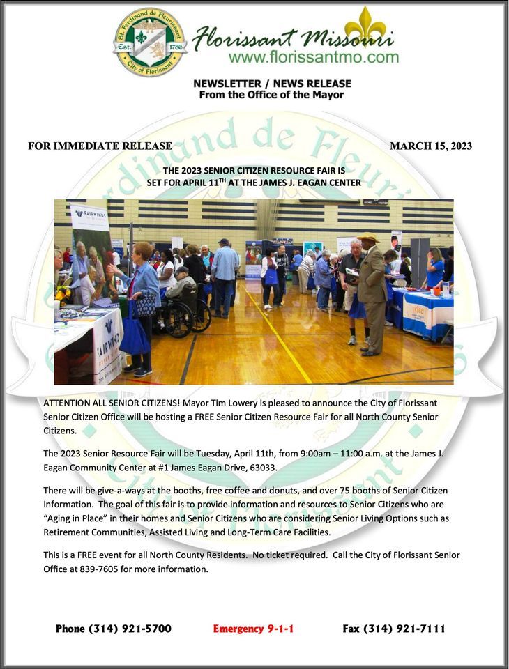 2023 Senior Resource Fair 4\/11 at James J. Eagan Center