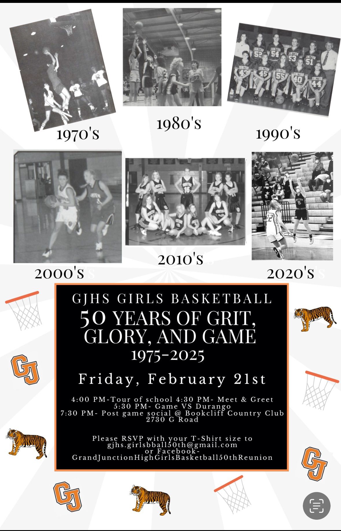 Grand Junction High Girls Basketball 50th Reunion Celebration 