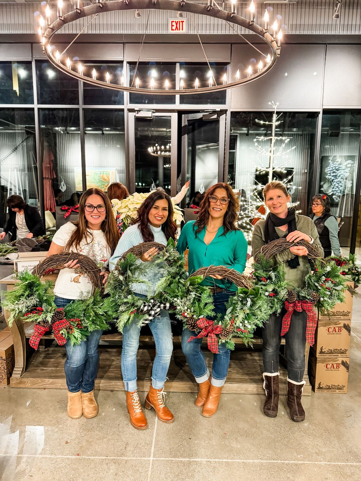 Holiday Wreath Workshop at Willamette Wineworks