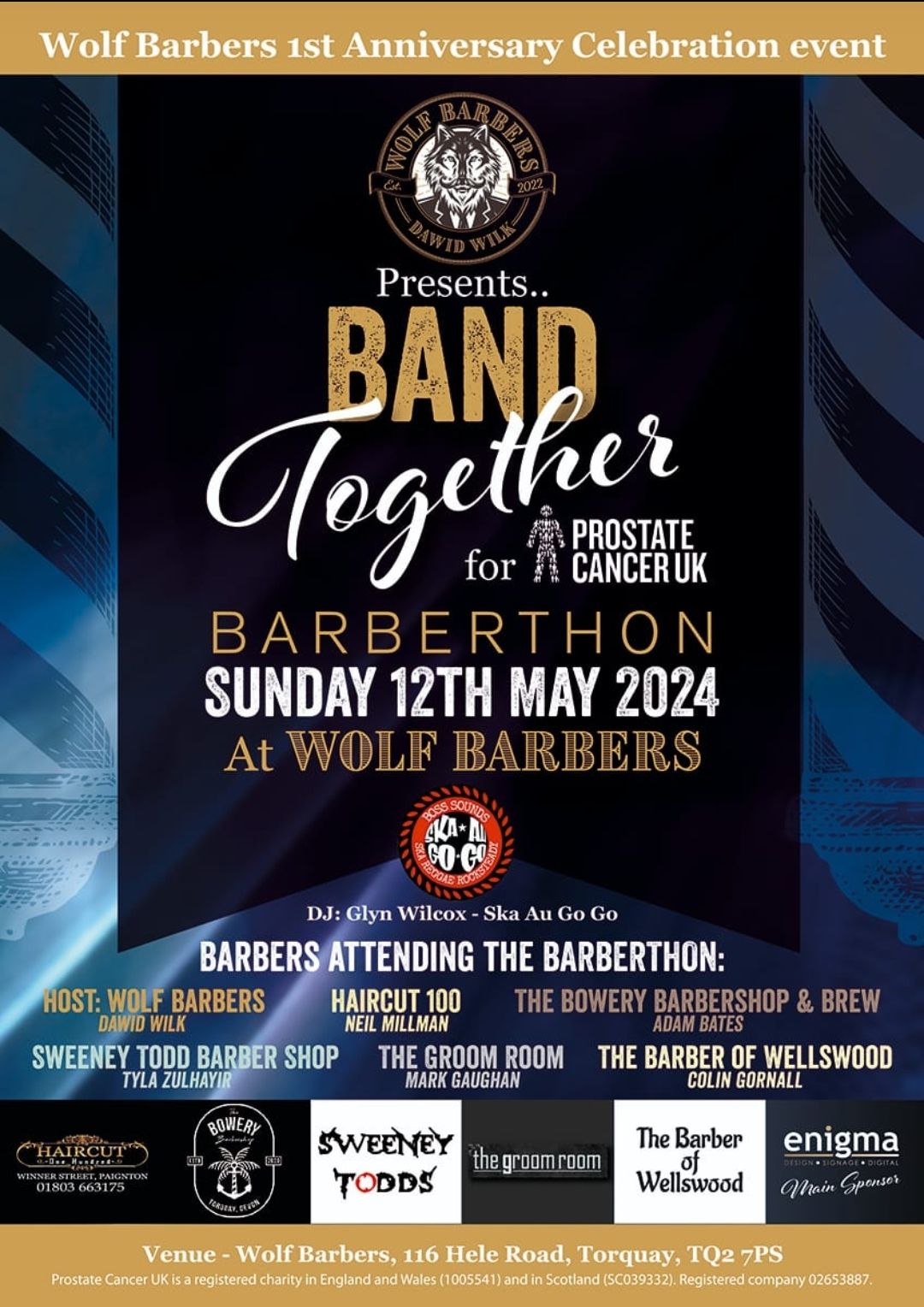 Band Together - Barberthon for Prostate Cancer UK 