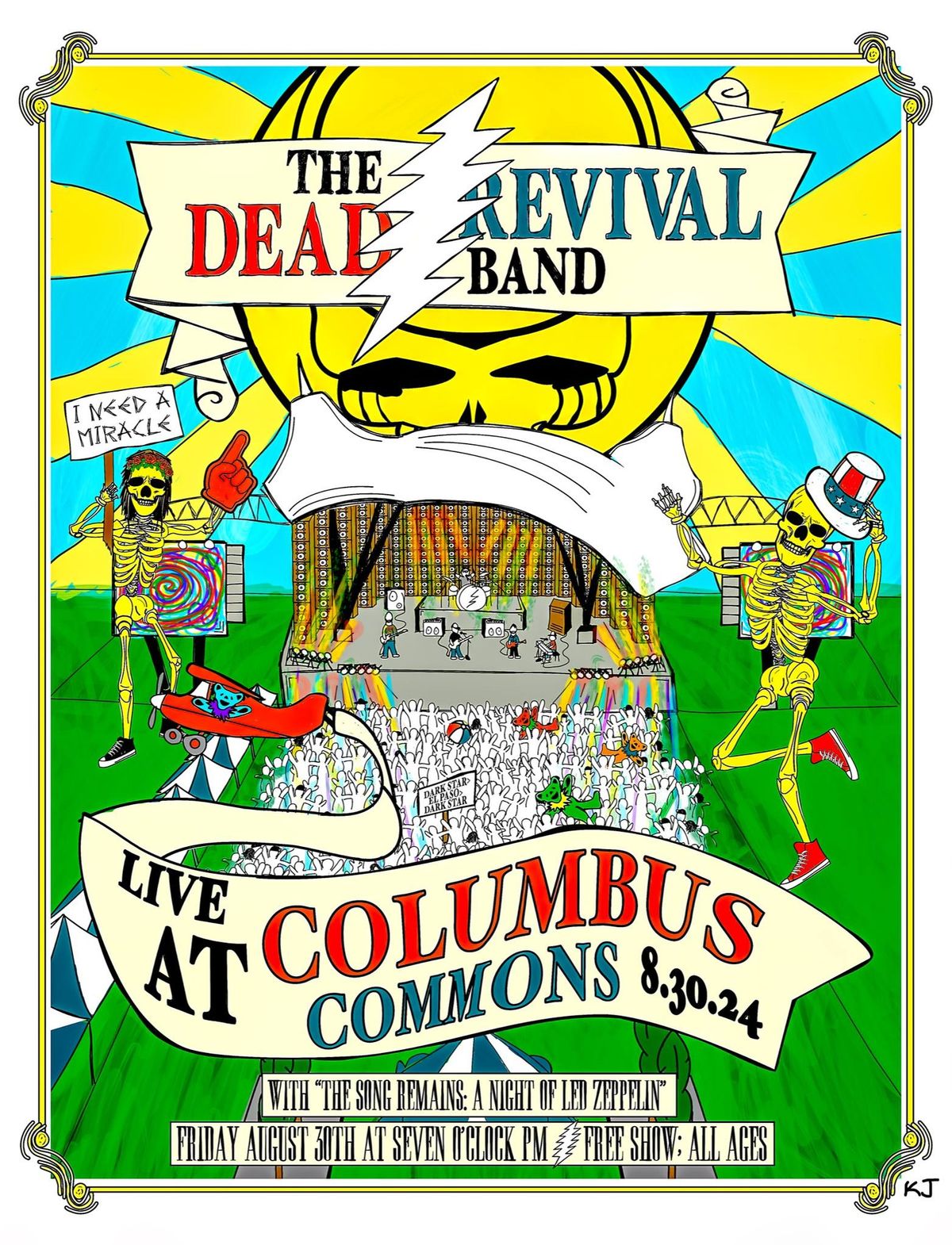 The Dead Revival Band @ Columbus Commons - FREE SHOW 