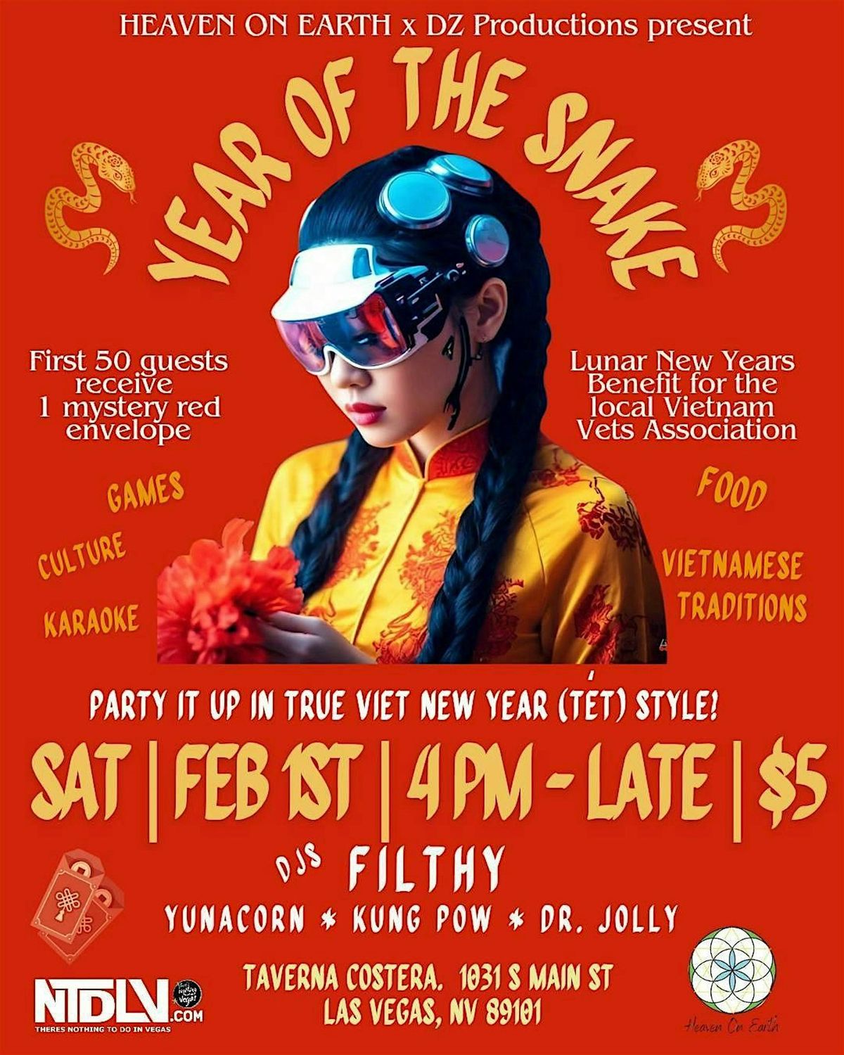 "Year of the Snake" - Lunar New Year Celebration + Benefit