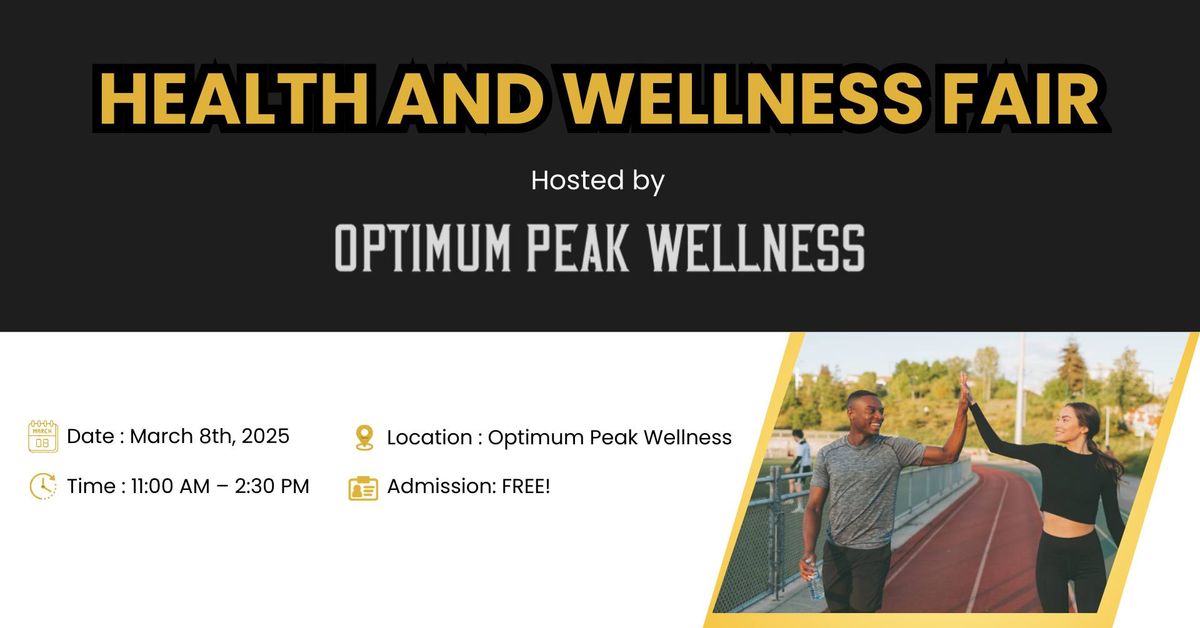 Optimum Peak Wellness Fair