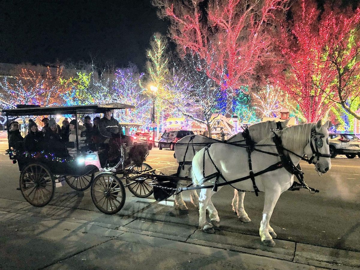 Ogden Christmas Village Horse Drawn Carriage Rides-10th Year!