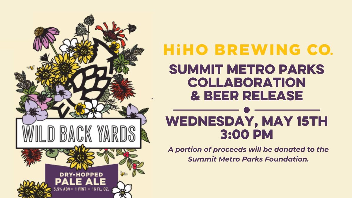 Summit Metro Parks Collaboration & Beer Release