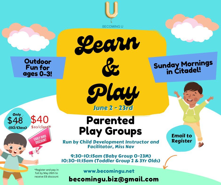 Learn & Play: Parented Play Groups