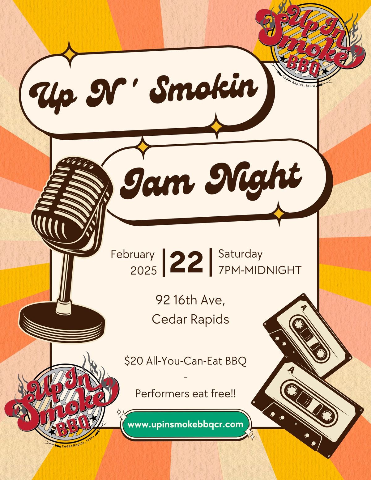 Up N' Smokin' Jam Night