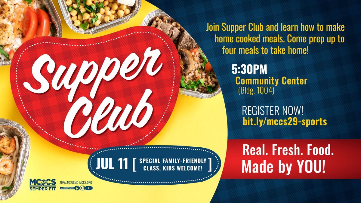 Supper Club - Family Edition, Kids Welcome