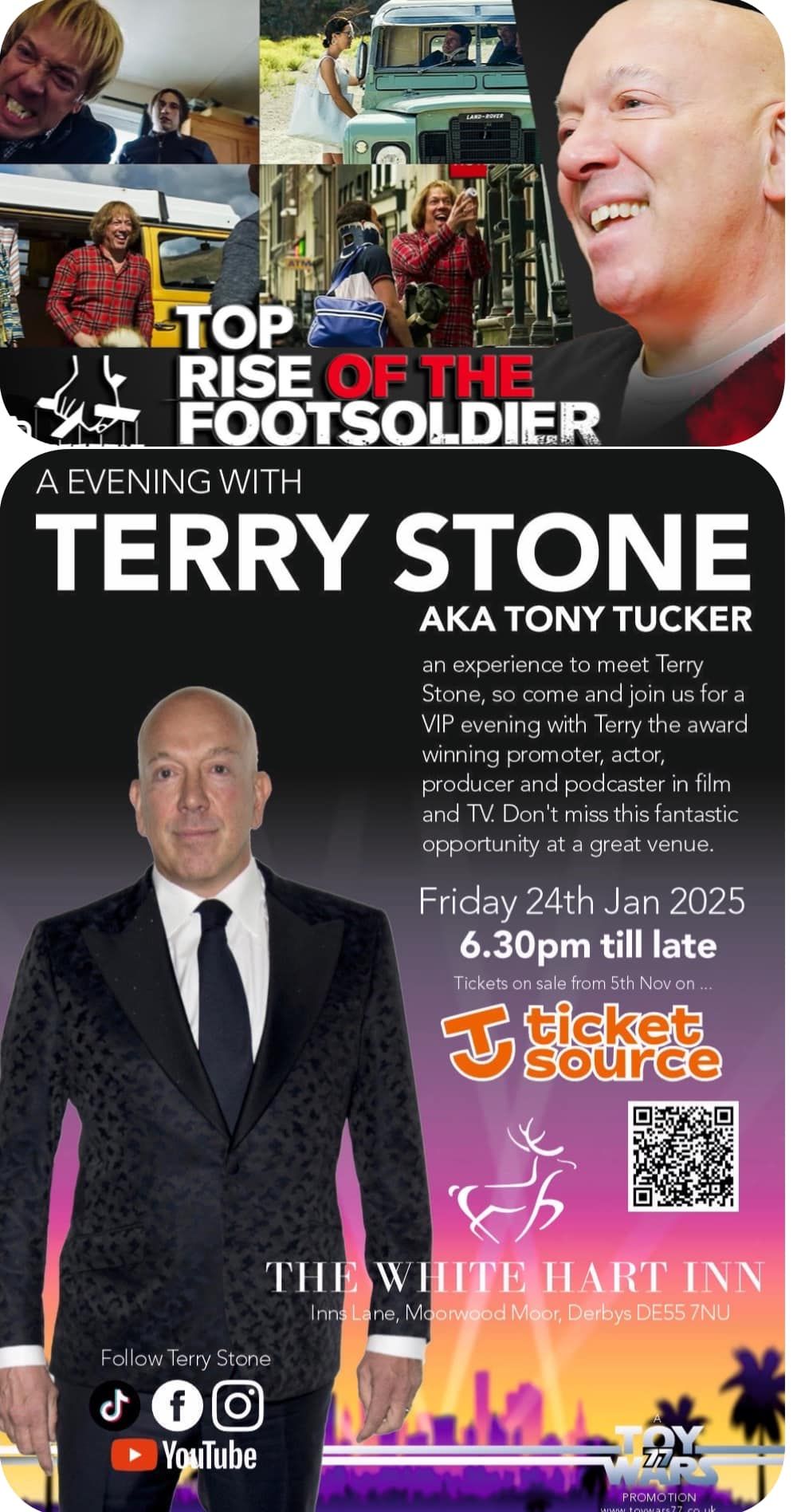 Evening with Terry stone 