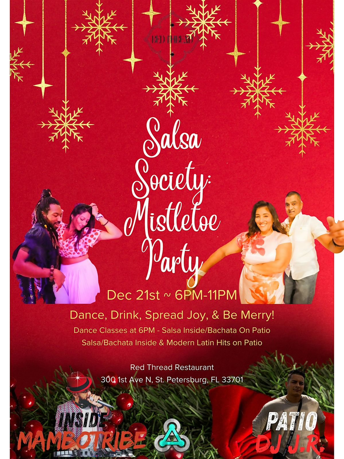 Red Thread: Salsa Society Mistletoe Party!