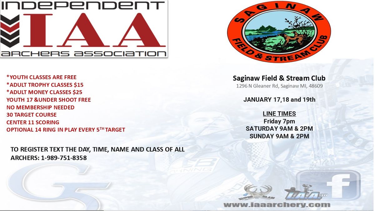 Saginaw Field & Stream Club IAA indoor 3D