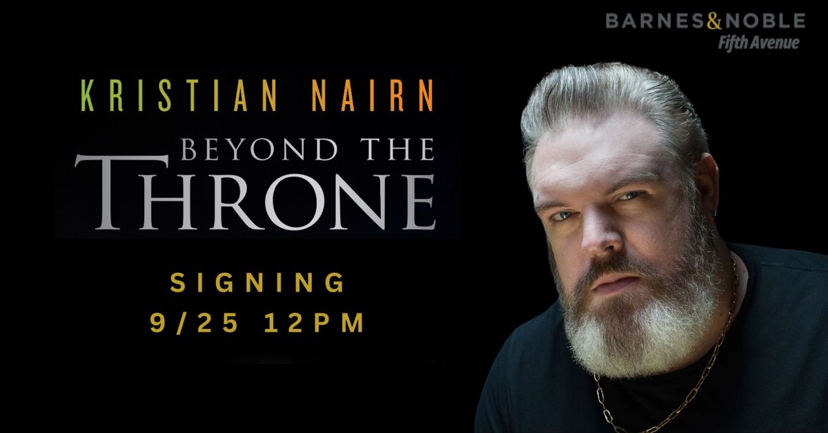 Meet Kristian Nairn in NYC