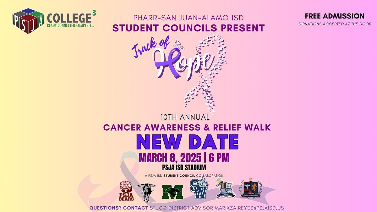  Track of Hope Cancer Awareness & Relief Walk