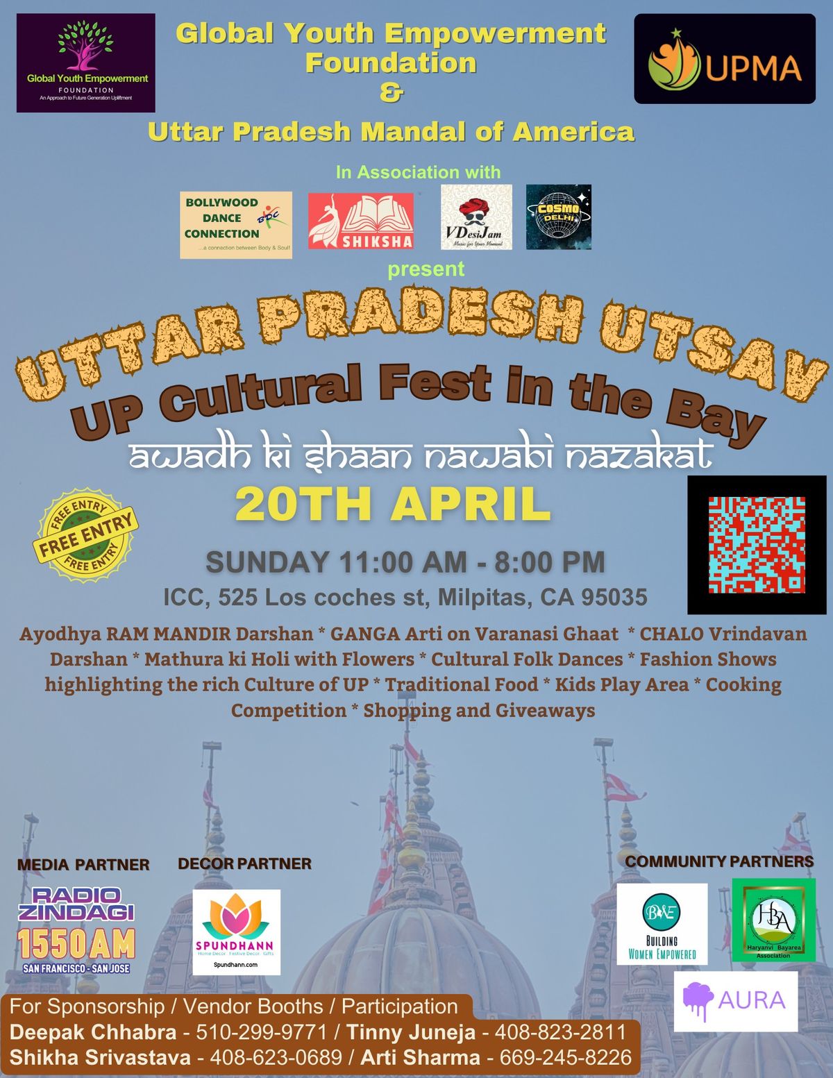 UTTAR PRADESH UTSAV - UP Cultural Fest in the Bay