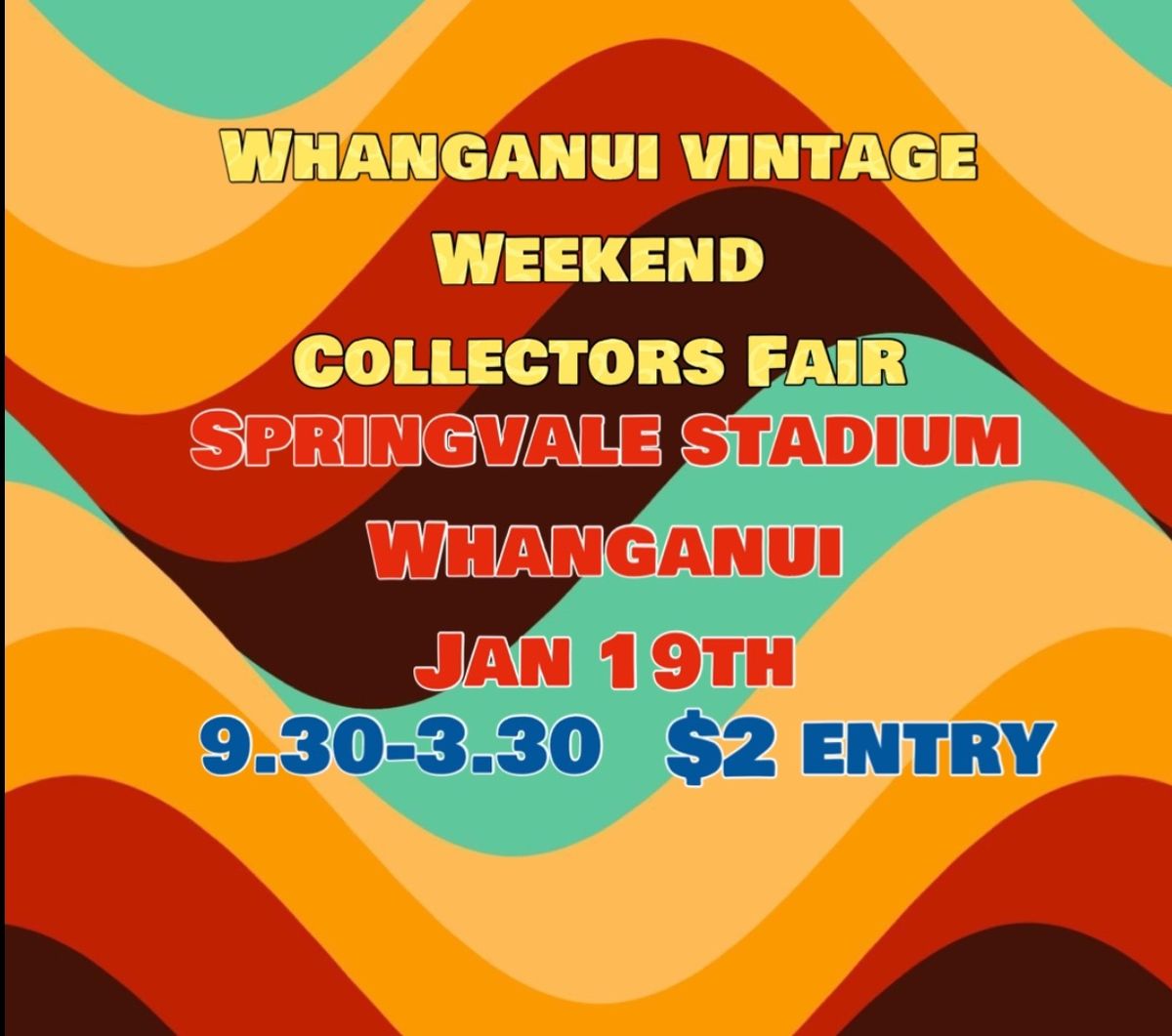 WHANGANUI VINTAGE WEEKEND COLLECTABLES FAIR