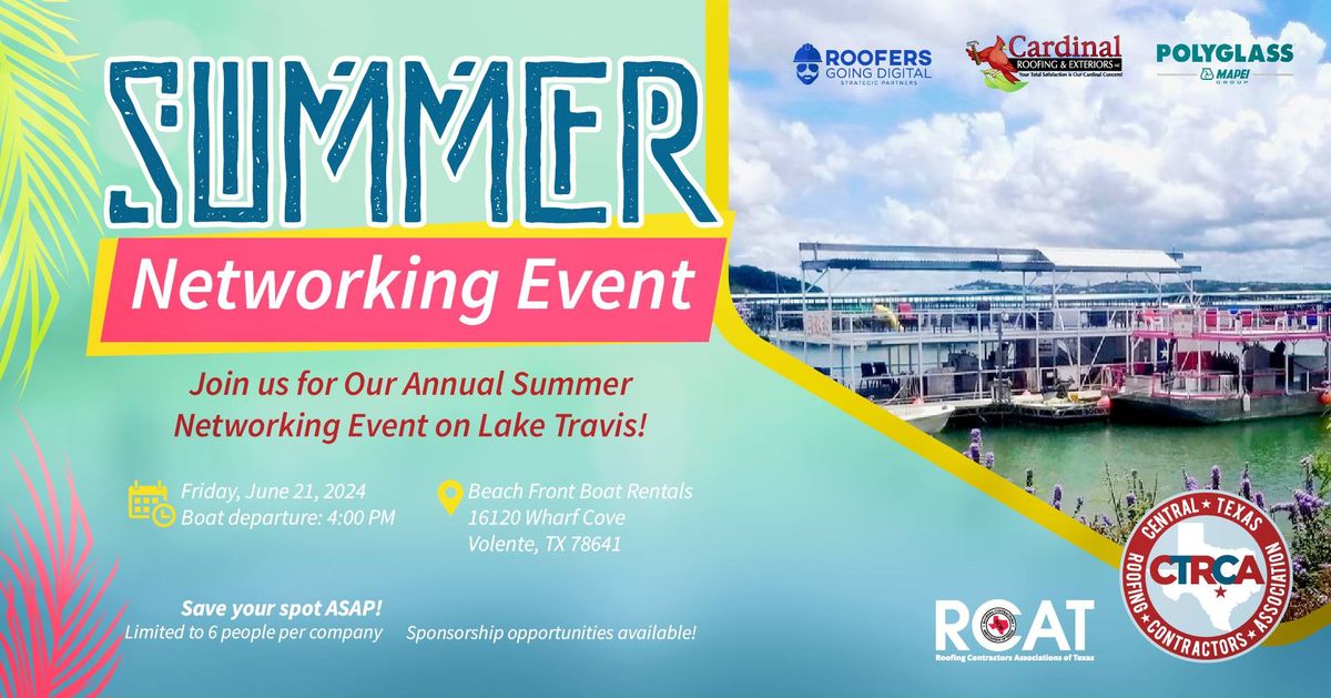 CTRCA Summer Networking Event