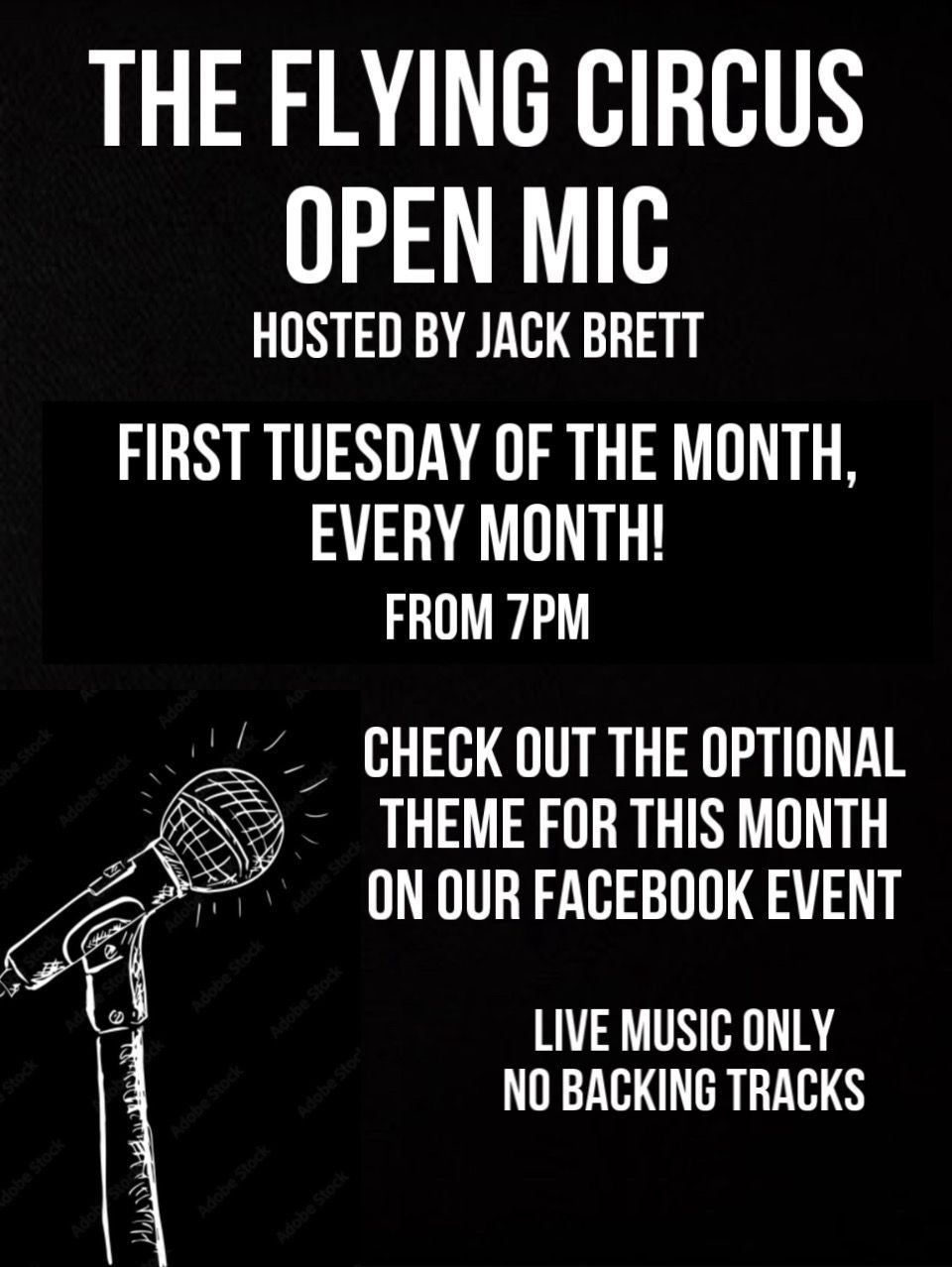 Open Mic Night At The Flying Circus