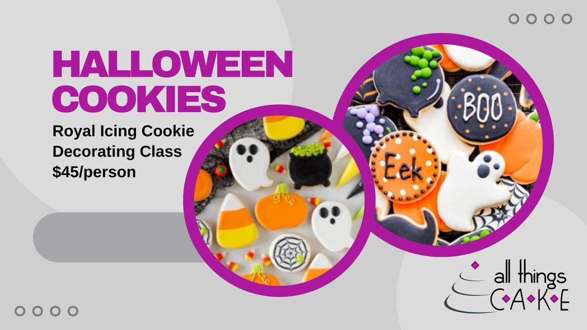 Halloween Cookie Decorating with Royal Icing