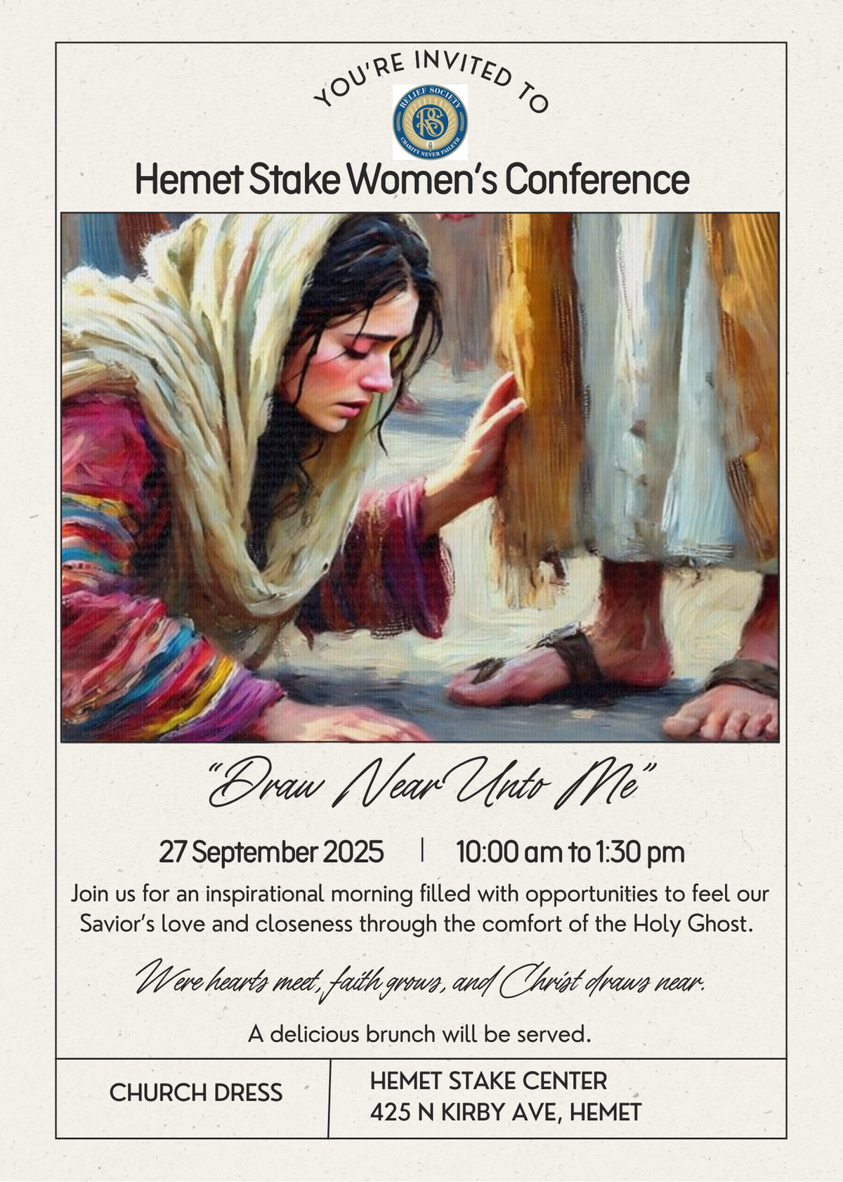 Women's Conference - "Where hearts meet, faith grows, and Christ draws near."