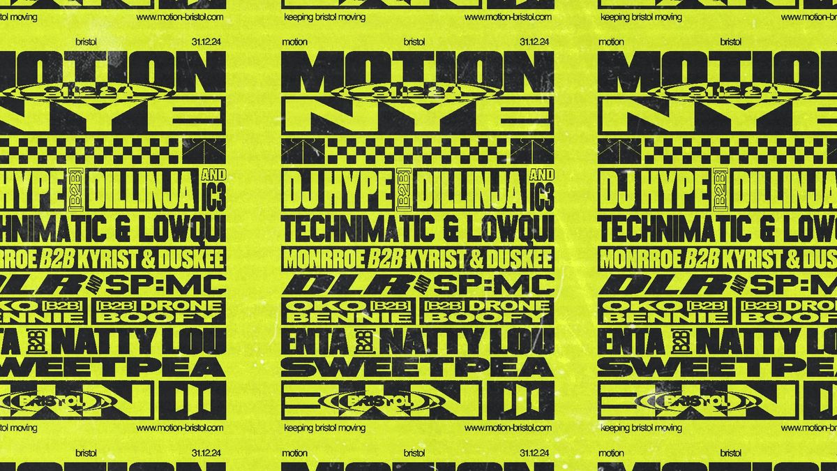 Motion Presents - NYE w\/ DJ Hype, Dillinja + more