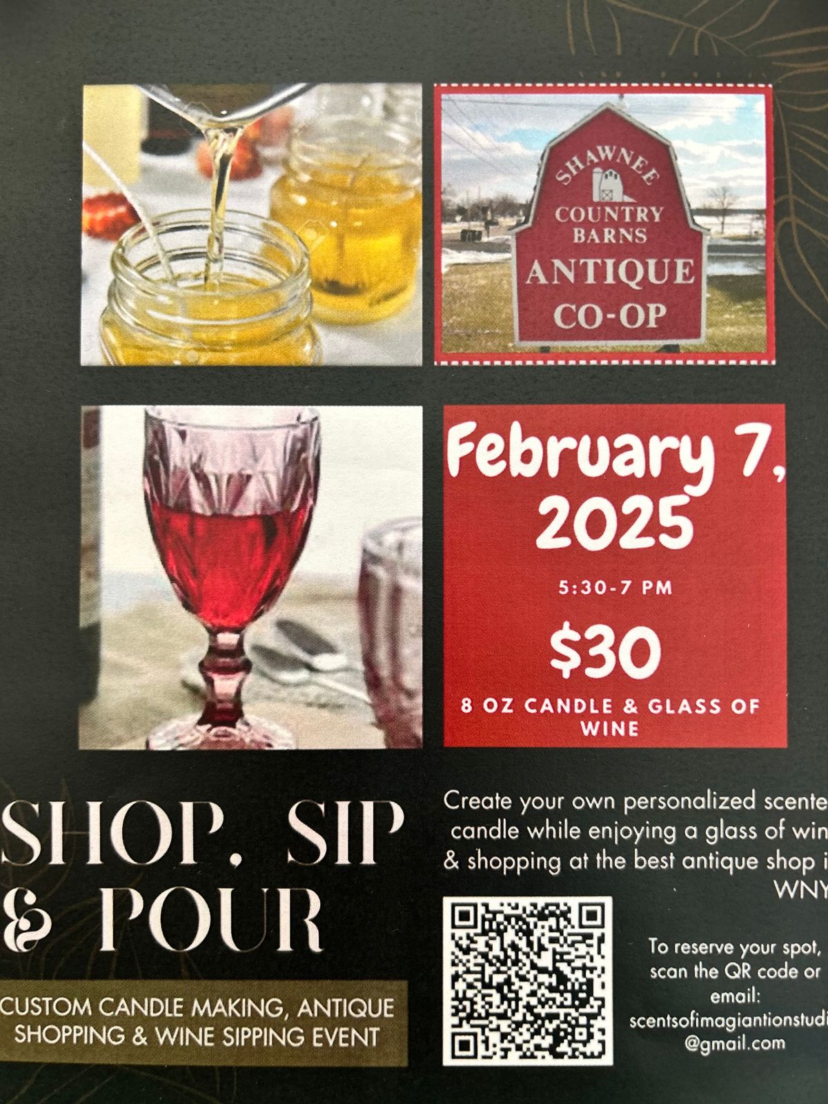 Sip, Shop & Pour @ Shawnee Barns