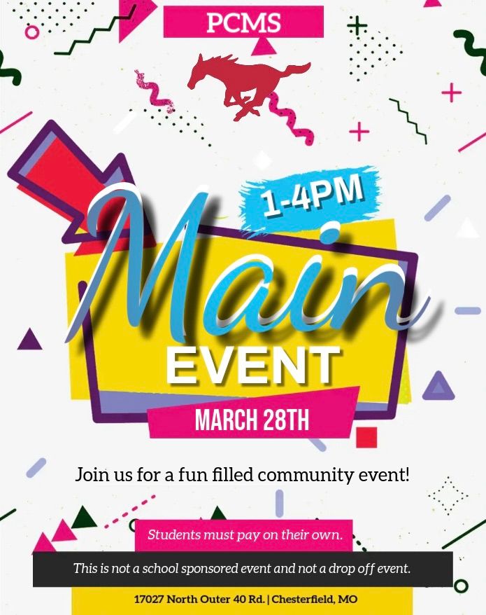 Middle School Community Event at Main Event