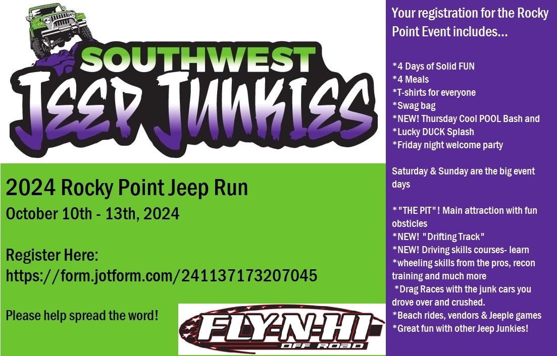 2024 Rocky Point Jeep Run