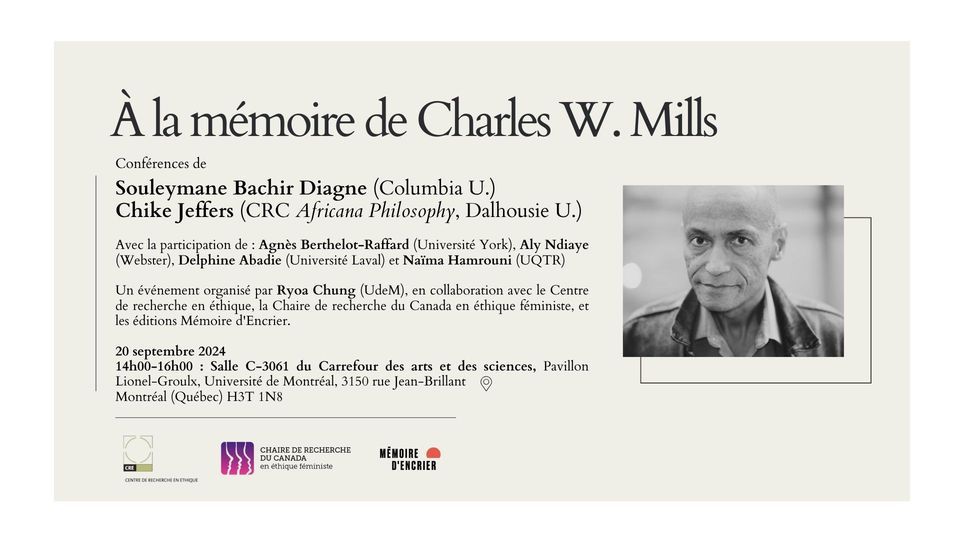 \u00c0 la m\u00e9moire de Charles Mills