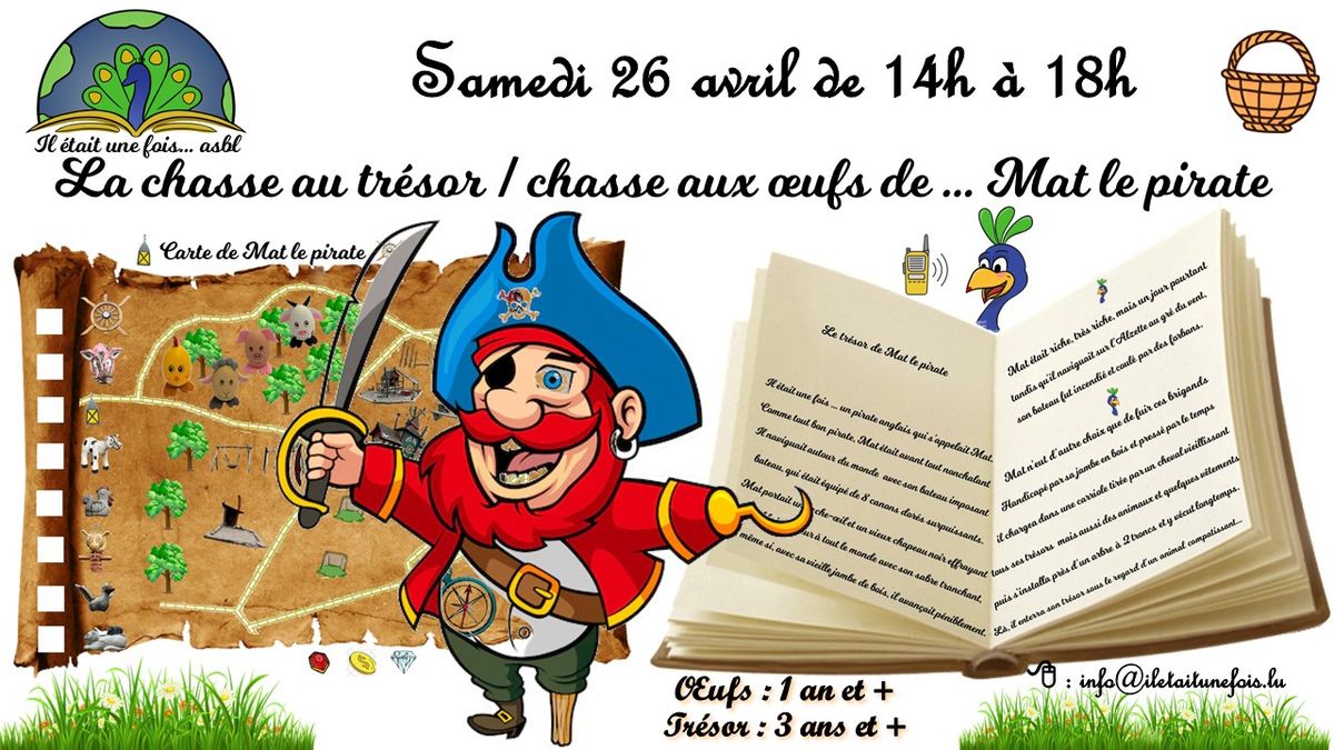 Il \u00e9tait une fois... la chasse aux \u0153ufs\/ chasse au Tr\u00e9sor de Mat le pirate