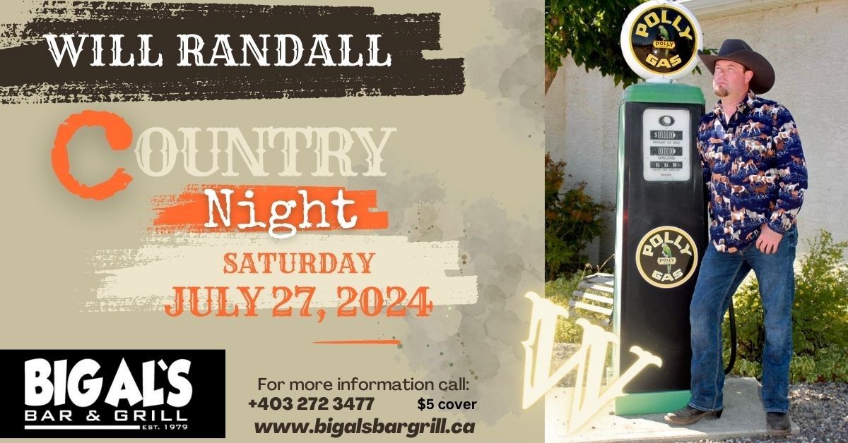 WILL RANDALL - LIVE at Big Al's!