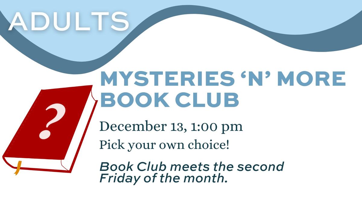 Mysteries 'n' More Book Club