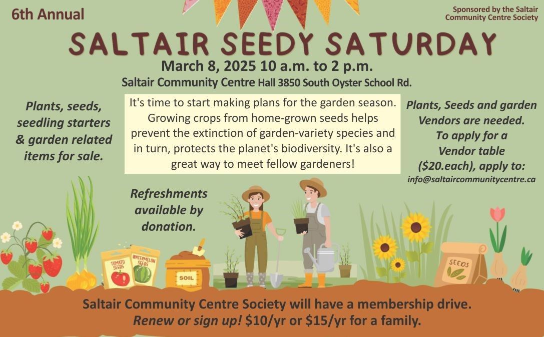 Saltair's 6th Annual Seedy Saturday