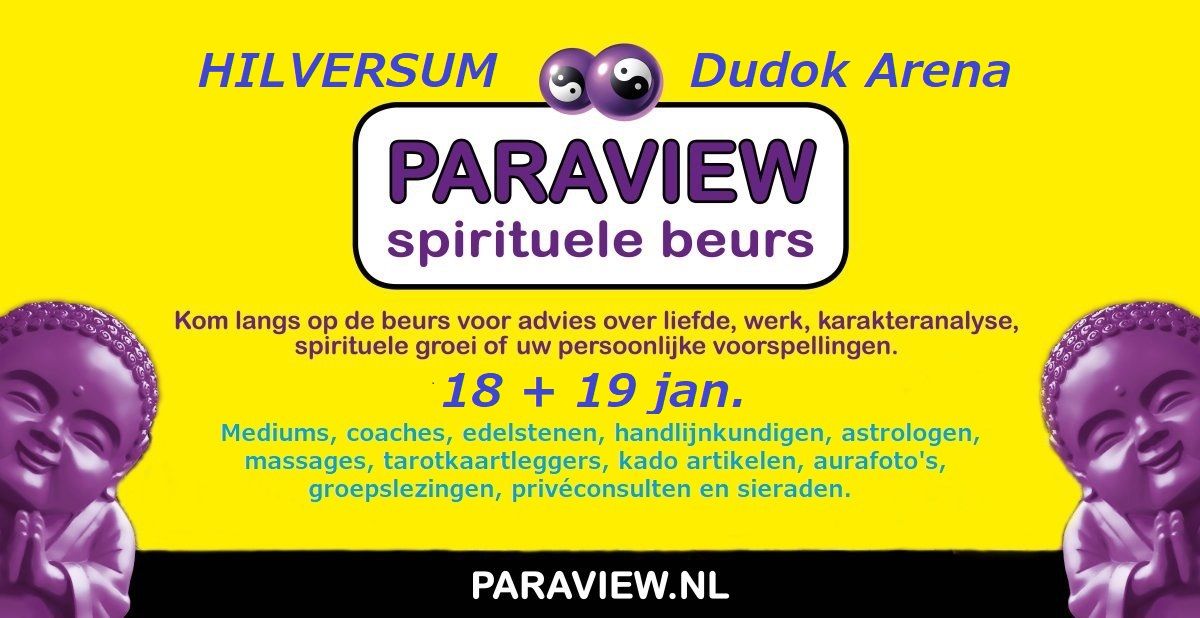 HILVERSUM spirituele beurs 18 + 19 jan. 2025