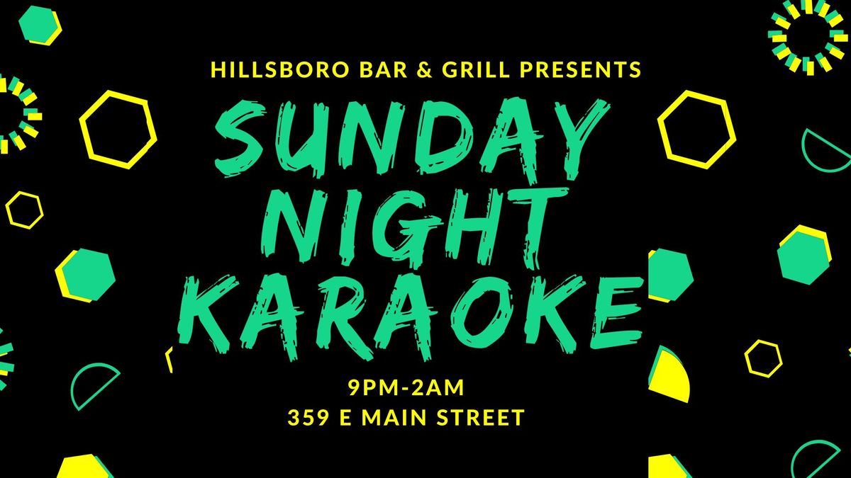 Sunday Night Karaoke @ HBG!