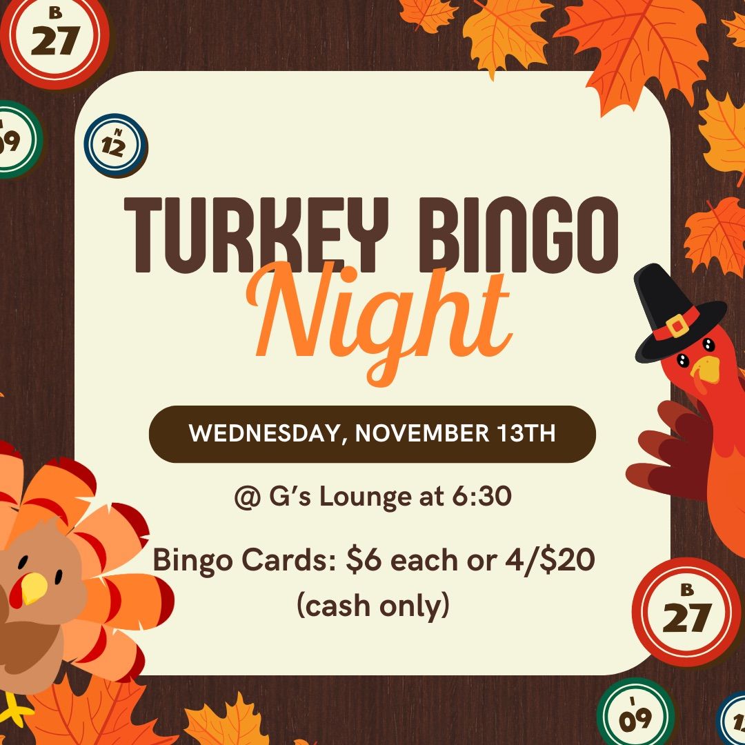 Turkey Bingo 