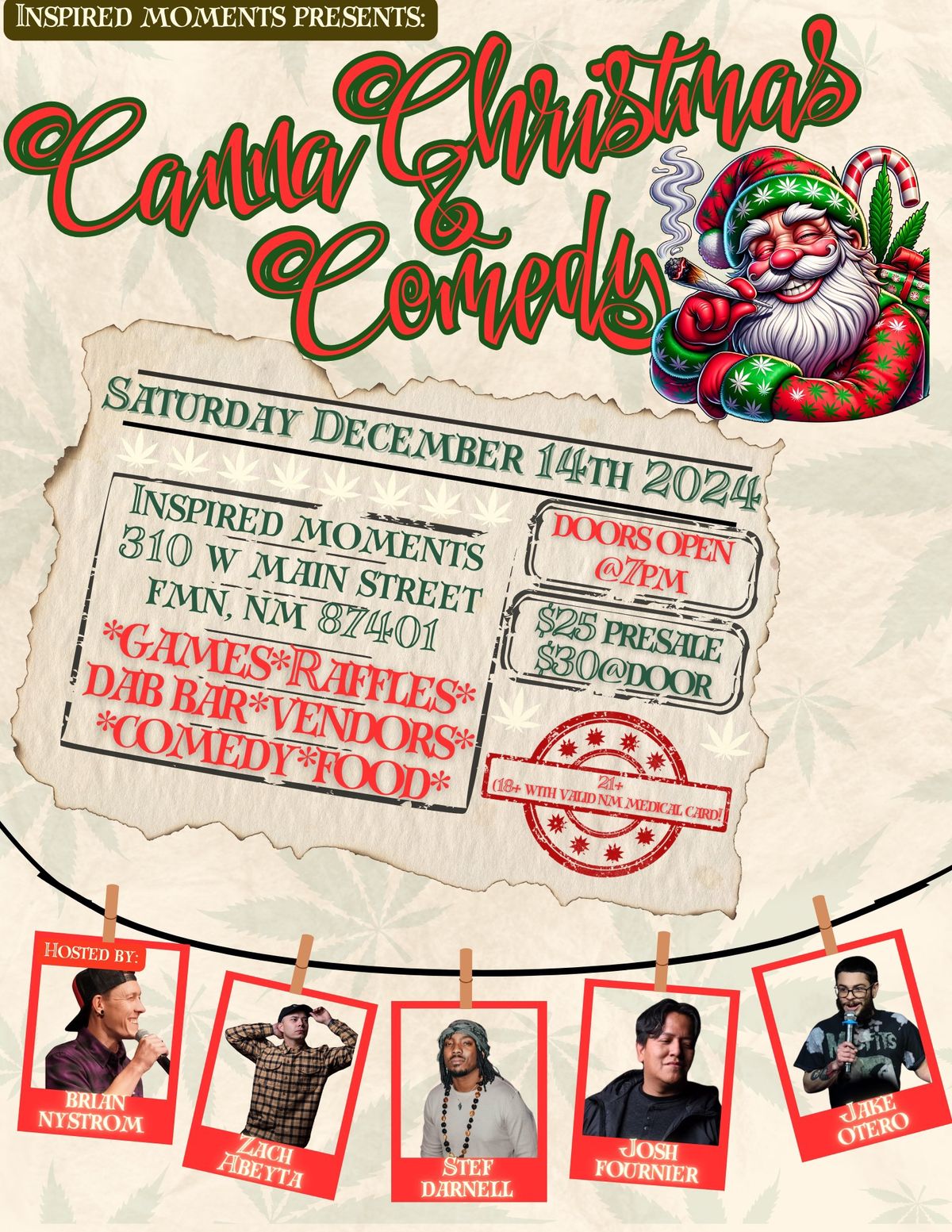 3rd Annual CannaChristmas & Comedy