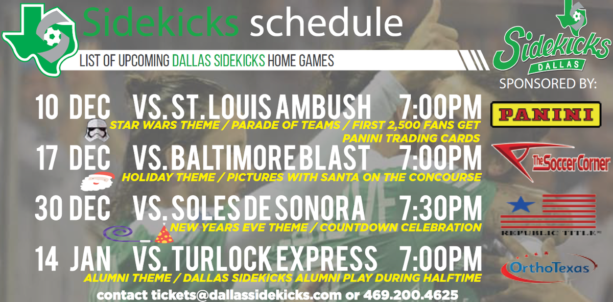 St. Louis Ambush at Dallas Sidekicks