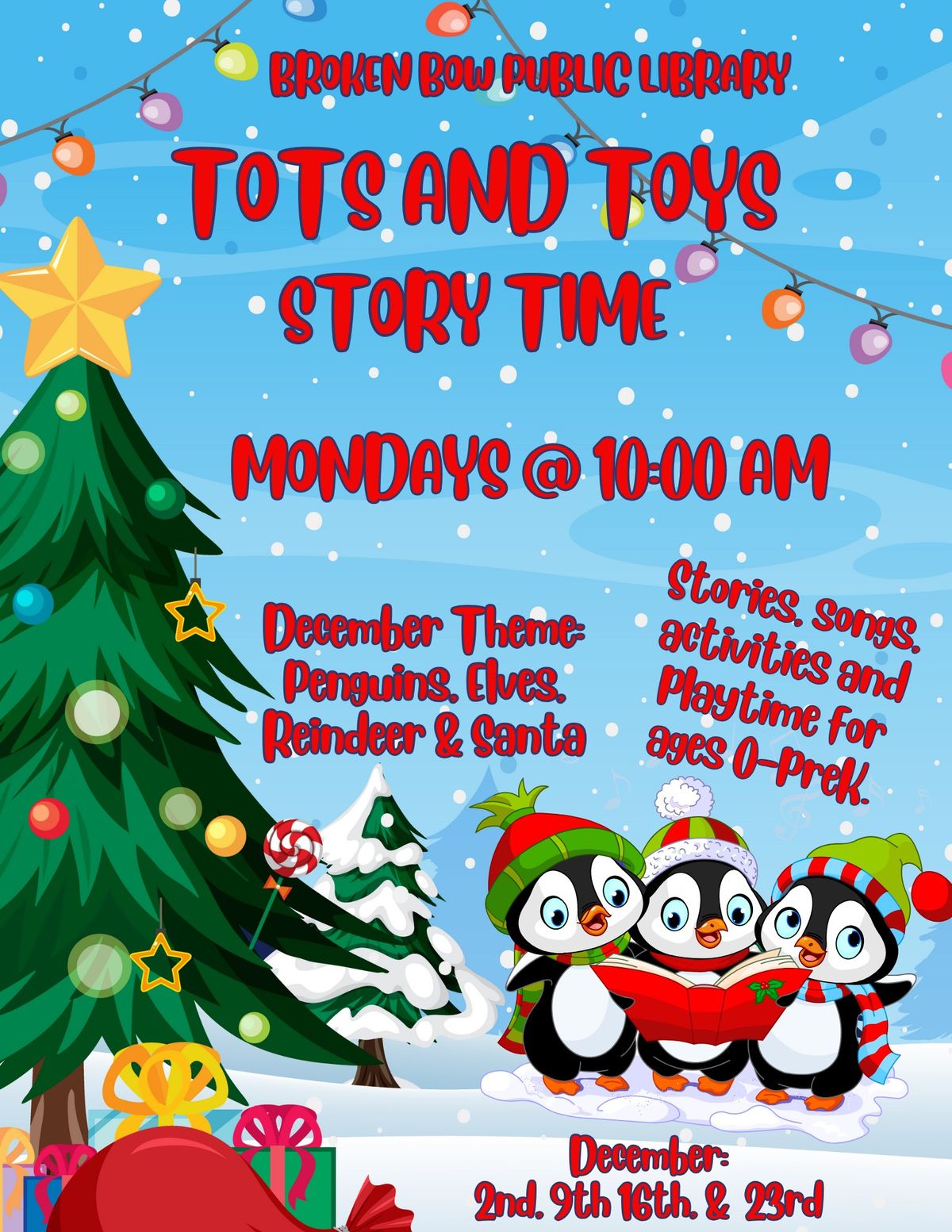 Tots and Toys Storytime 